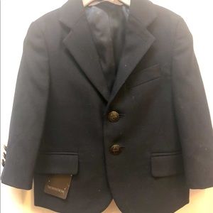 Nordstrom toddler boy navy wool  / sport jacket